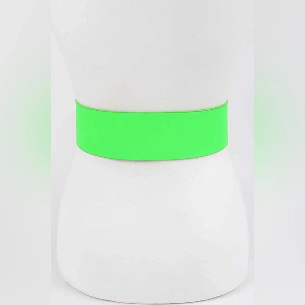 Neon Vegan Leather Waist Statement Belt